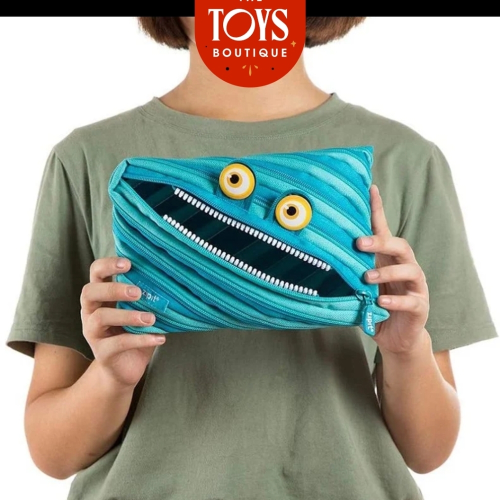 Zipit Blue Monster Pencil Case